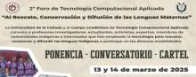 2do Foro de Tecnología Computacional Aplicada al Rescate, Conservación y Difusión de las Lenguas Indígenas